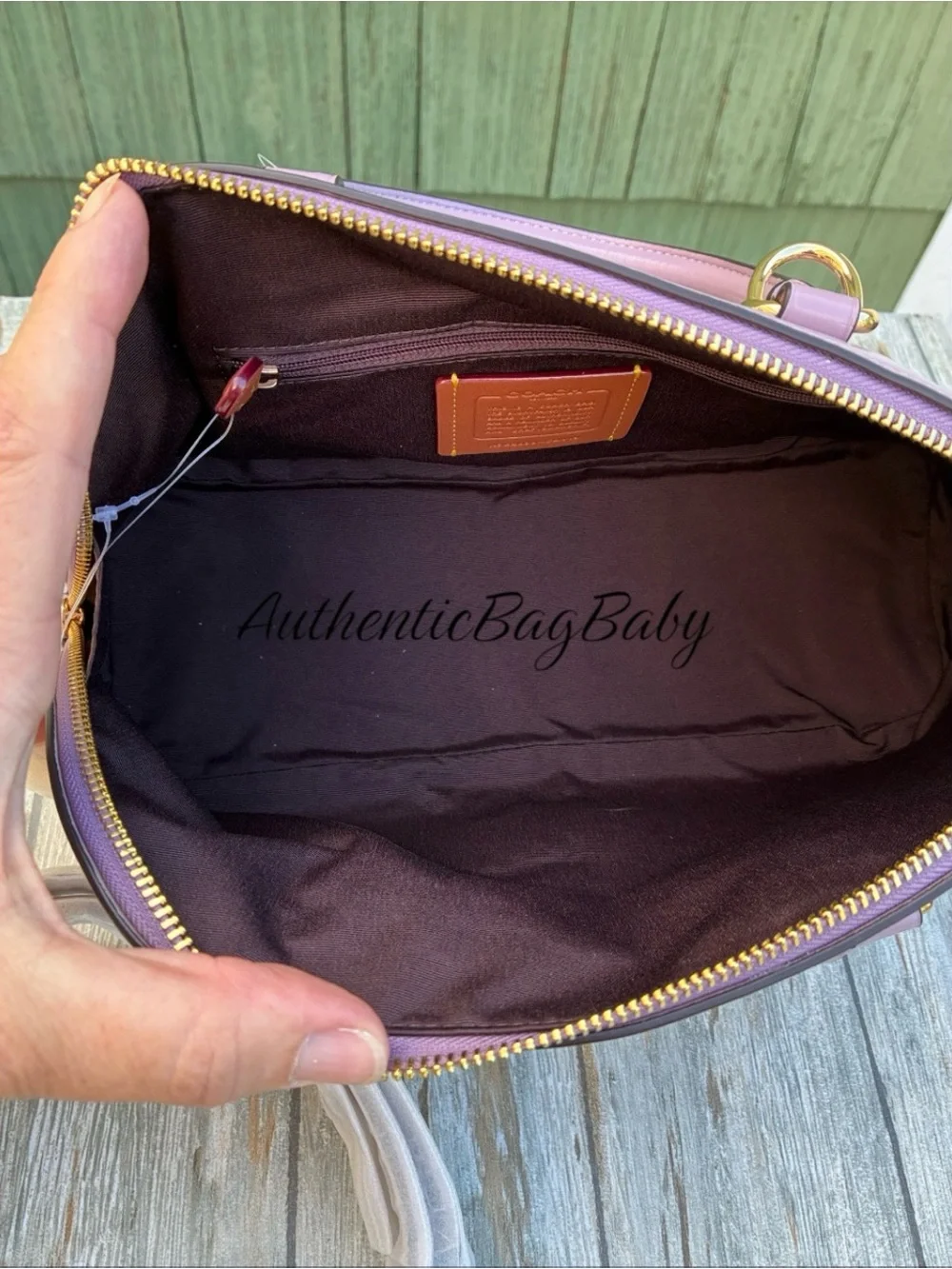 Coach Lara Satchel Leather Bag Purse